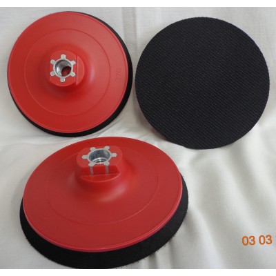 Backing Pad for Hook and Loop Velcro grinding discs 5" for M14 spindle