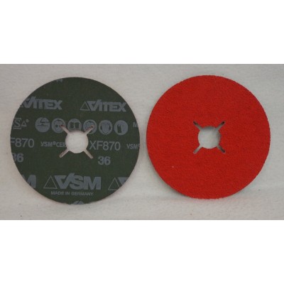 Fiber Disc VSM XF870 5"x7/8" 125х22mm grain 36