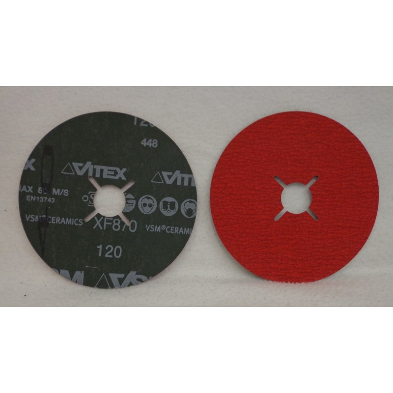 Fiber Disc VSM XF870 5"x7/8" 125х22mm grain 120