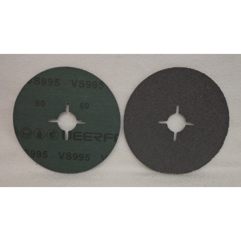 Fiber Disc Deerfos VS995 5"x7/8" 125x22mm grain 60
