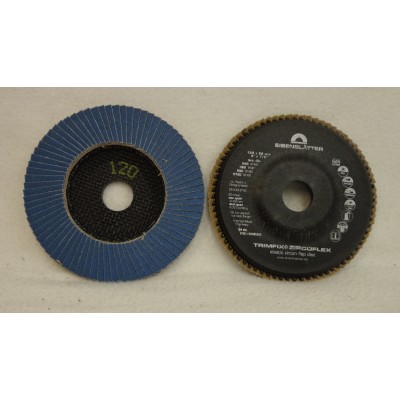 Flap Disc EISENBLATTER Trimfix Zircoflex 5" x 7/8" 125 x 22 mm grit 120